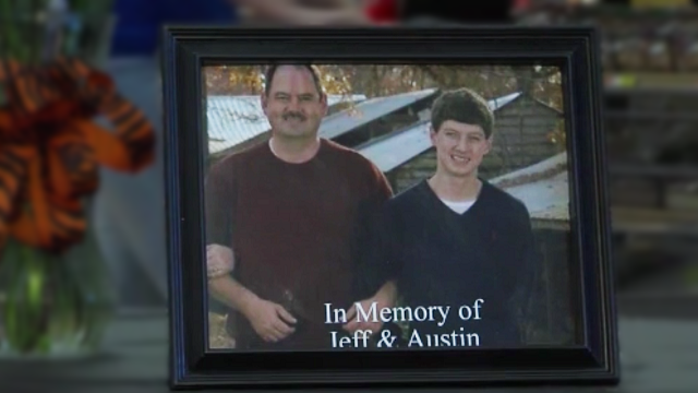 Father and son killed after their trucks crash into each other