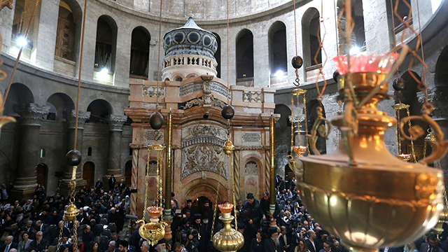 The tomb of Jesus resurrected to its former glory