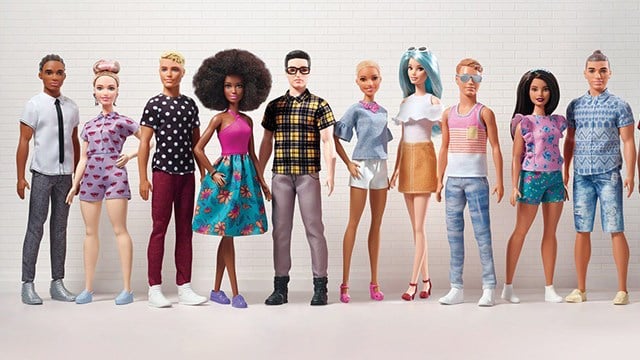Barbie's Ken dolls got a makeover and one of them has a man bun