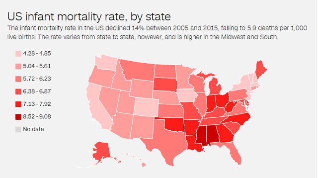 What Is The Highest Infant Mortality Rate