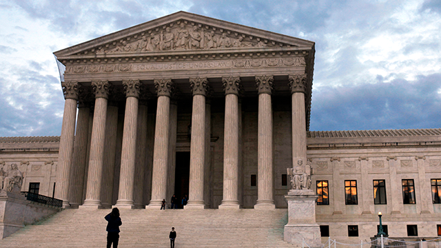 In this March 25, 2012, file photo, people visit the Supreme Court in Washington. (AP)