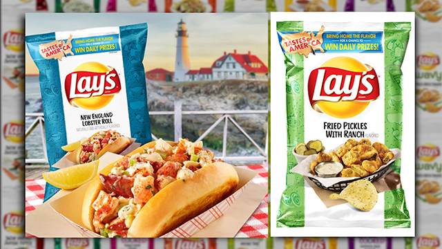 Image result for Lay's Just Announced Eight New Flavors, Including Deep Dish Pizza and Lobster Roll